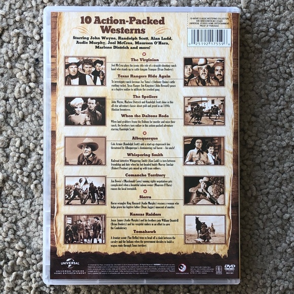 Classic Westerns: 10-Movie Collection (Box Set) [DVD] - Picture 4 of 8